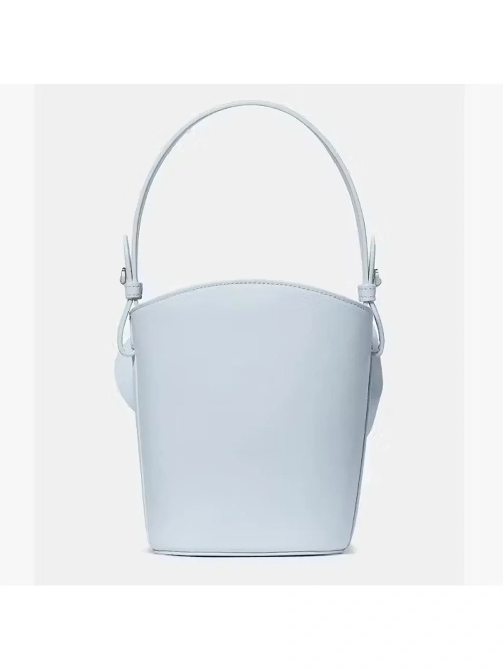 Kate Spade Flora Leather Bucket Crossbody Bag, Pale Sapphirine Blue